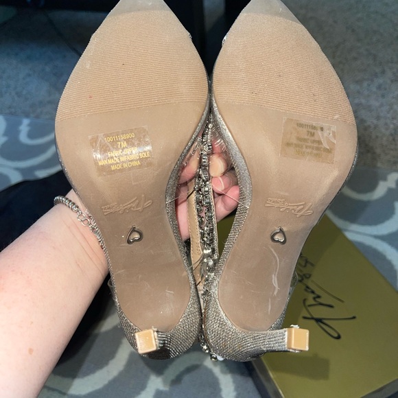 Thalia Sodi Silver Rhinestone Heels - Picture 4 of 4